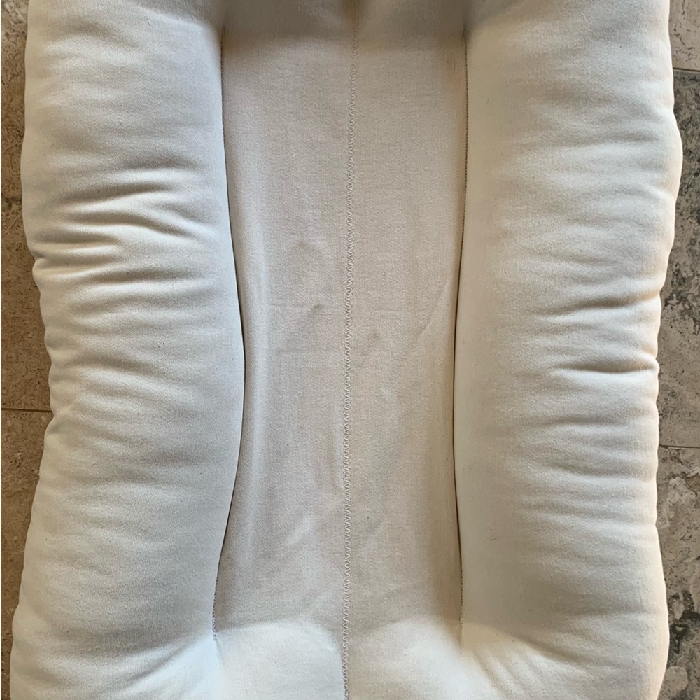 Snuggleme infant lounger, 100% organic cotton. New  and Tags still attached.